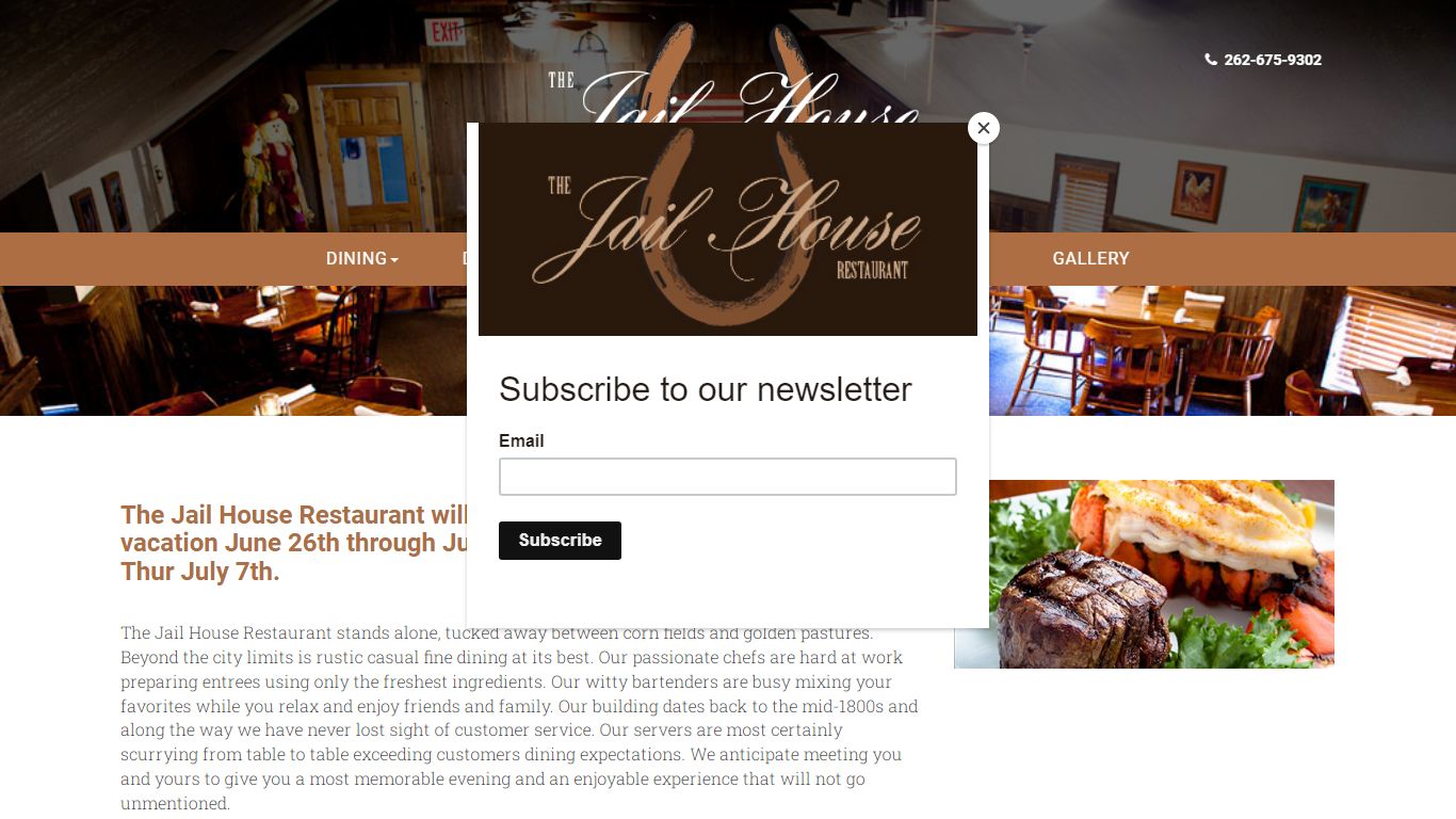 The Jail House Restaurant - West Bend, WI